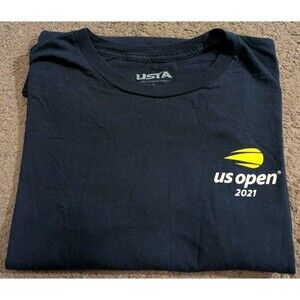 USTA 2021 US Open NYC Tennis List of Champions Blue T-Shirt Men's Large